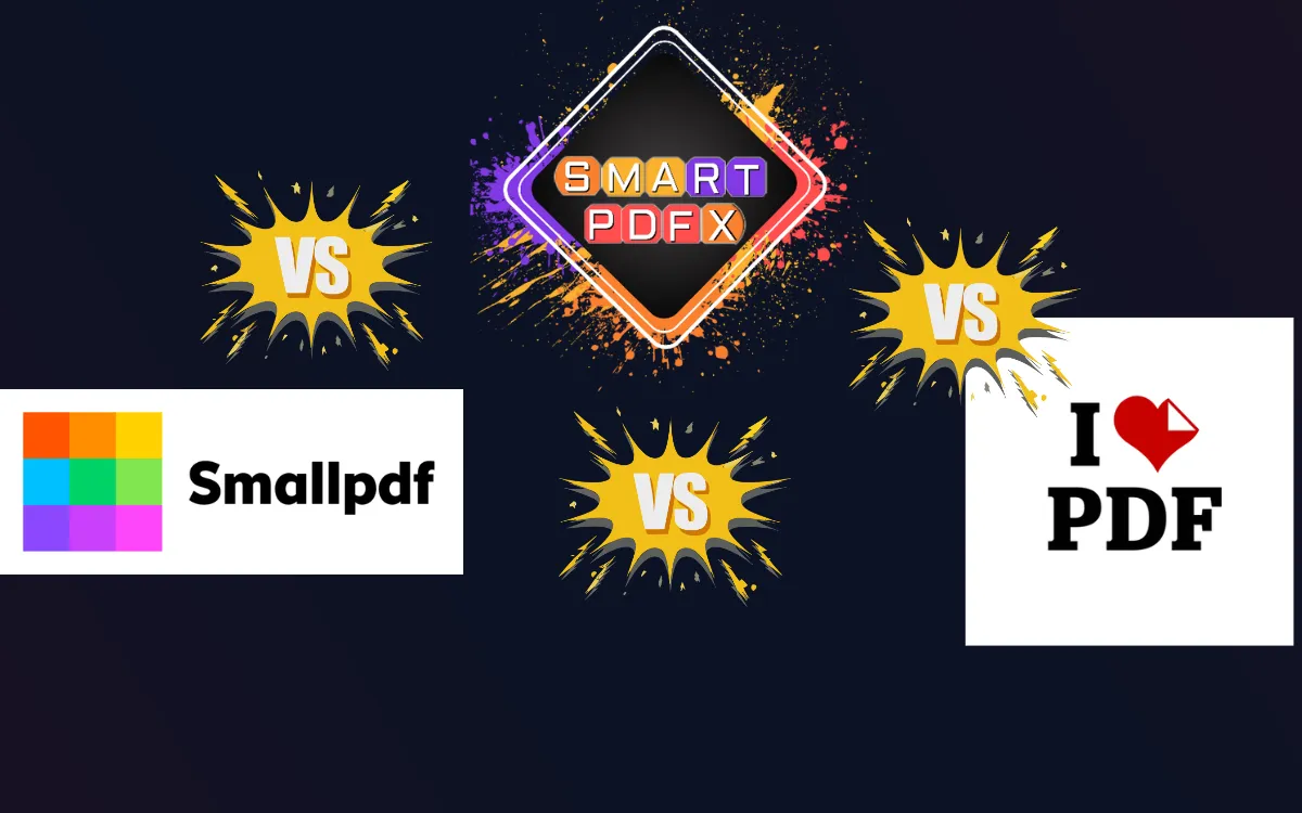 Is SmartPDFx better than iLovePDF, Smallpdf, PDF24 & Adobe